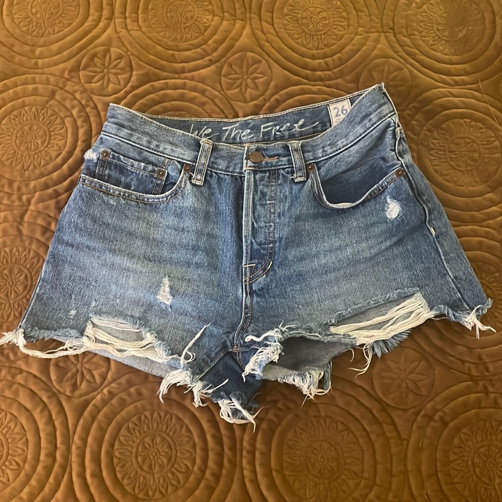 FREE PEOPLE DENIM SHORT